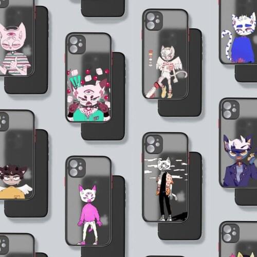 Ribless Design Phone Case Matte Transparent for iPhone 7 8 11 12 s mini pro X XS XR MAX Plus mobile bags coque funda shell