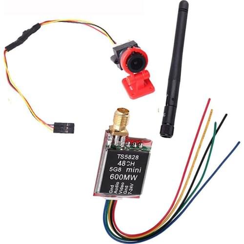 Hot sale FPV Mini Video Camera 1000 TVL Line 2.8mm lens / TS5828 Micro 5.8G 600mW 48CH Transmitter Camera base For RC FPV Drone