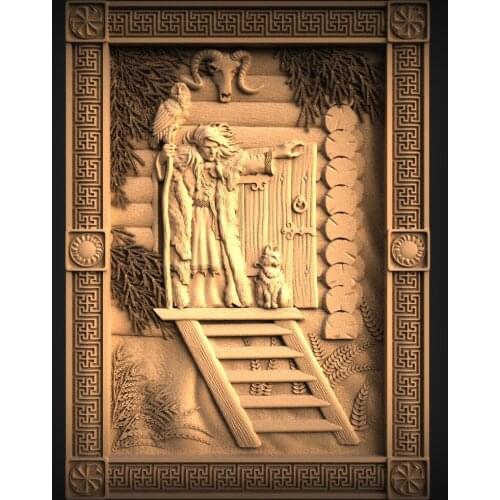 STL Model Panno for CNC Router 3D Printer Artcam Aspire Bas Relief