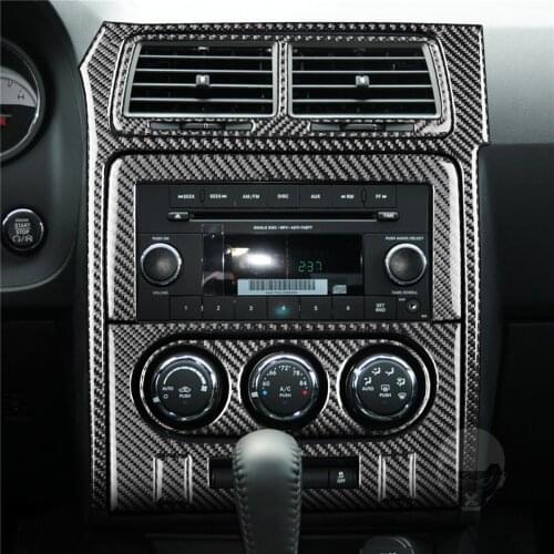 Air Vent Outlet Navigation NAVI Guide Cover Trim Sticker for Dodge challenger 2008-2014 Interior Decoration Car Accessories LHD