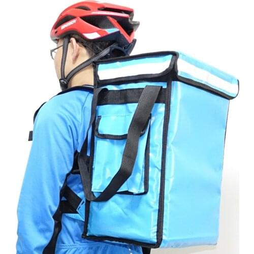 PK-33VLB: Restaurant Food Delivery Bag, Thermal Delivery Bags, Top Loading, 13" L x 9" W x 18" H