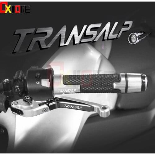 Motorcycle Brake Clutch Levers Handlebar Grips ends For Honda TRANSALP 600 VH VJ VK VL VM VN VP VR VS VT VV VW VX Accessories