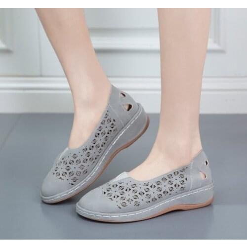 Women Sandals New Female Shoes Woman Summer Wedge Comfortable Sandals Ladies Slip-on Flat Sandals Sapato Feminino
