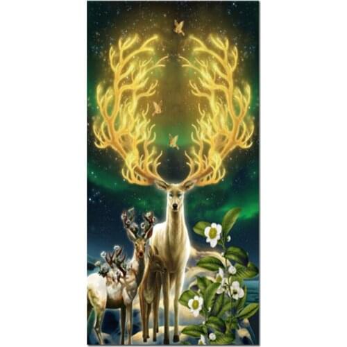 Large Diamond Painting Elk Animal Landscape Full Drill Square Round Diy Diamond Embroidery Flowers Cross Stitch KitsZP-4583