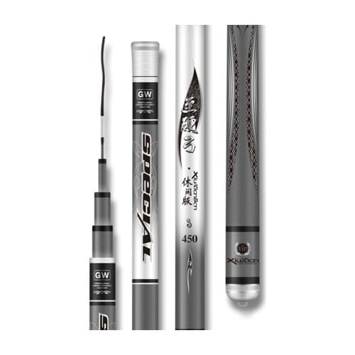 Superhard Carbon Fiber Hand Fishing Pole 3.6M/4.5M/5.4M/6.3M/7.2M/8.1 Super Light Taiwan Fishing Rod Telescopic Fishing Stick