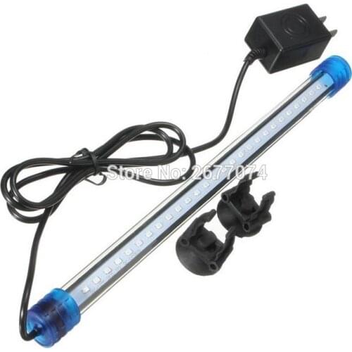 Light color 1.5W 27leds 2835 Aquarium fishing led Tank Waterproof LED Light Bar Submersible Down Lamp Long pole colorful 1PCS