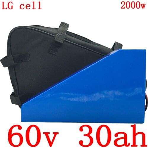 60v 30ah electric scooter battery 60v 30ah lithium ion battery use LG cell 60V1500W 2000W 2500W electric bike battery+5A charger