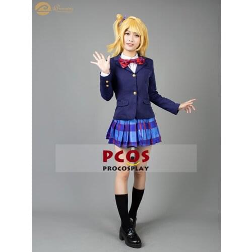 IN Stock! LoveLive! Otonokizaka Academy Kousaka Honoka/ Ayase Eli/ Nishikino Maki Cosplay Uniform Costume & bow ties*3 mp003009