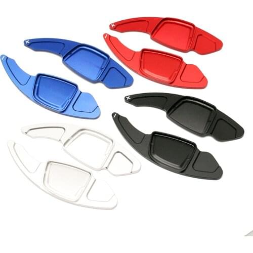 2Pcs Car Steering Wheel Shifter Paddle Extension Gear Shift Paddle Extend For Audi A6 A7 2019-2021 A4 S4 2020-2021 A3 A5 2021