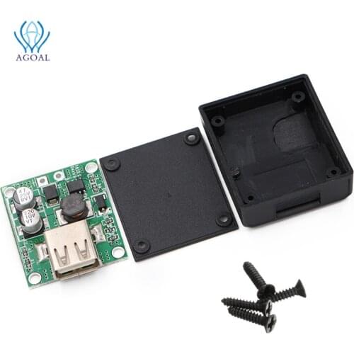 5V 2A Power Bank Solar Panel Voltage Controller Charge USB Regulator 5V-20V Input 5V dc Output For Cell Phone Work with box scre