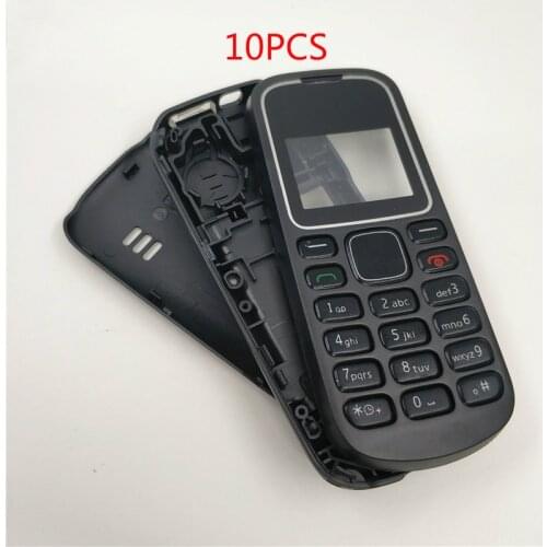 10Pcs/lot For Nokia 1280 New Full Mobile Phone Housing Cover Case + English Keypad