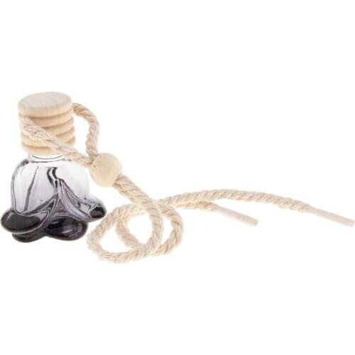 10Pcs Refillable Fragrance Perfume Empty Bottle for Travel Car Hanging Portable Makeup Tool Flower