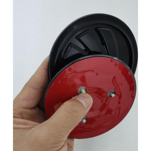 100mm Black Car Head Hood Sticker For SKODA KODIAQ KAMIQ FABIA SUPERB OCTAVIA SCALA YETI SKODA Boot Lid Badge Sticker Cover