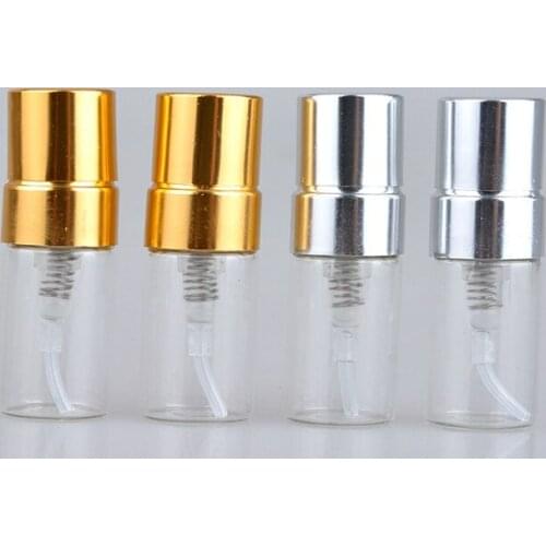 1000pc/lot 3ML aluminum empty glass perfume bottle travel bottles perfume atomizers makeup spray 3 ml Refillable Mini Atomizer