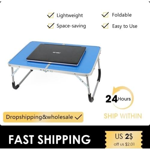 61*41*27 cm Adjustable Portable Laptop Desk Stand For Bed White Computer Table Reading Desk Tray