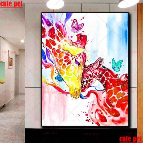 DIY Diamond Painting Painting animal deer Handicrafts Picture Rhinestones Gift 5D Cross Stitch Diamond Embroidery sale Art gift