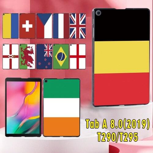 Tablet Case for Samsung Galaxy Tab A 8.0 (2019) SM-T290 SM-T295 Slim Tablet Hard Shell + Free Stylus