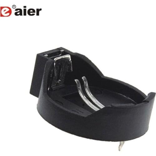 20PCS CR2032 Battery Holder Plastic Battery Shell Battery Button Cell Socket Case Round Type