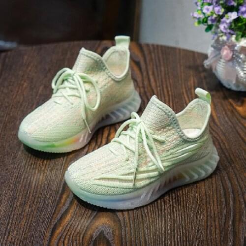 Spring Autumn Kids Shoes For Boys Girls Children Casual Sneakers Non-Slip Teenage Mesh Breathable Soft Running Sports Shoes