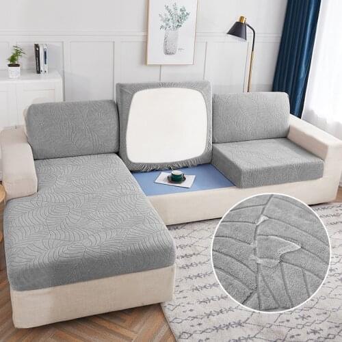 Elastic Sofa Cover Waterproof Jacquard High Stretch Slipcover All-inclusive Elastic Couch Cover Sofa Seat Covers For Living Room