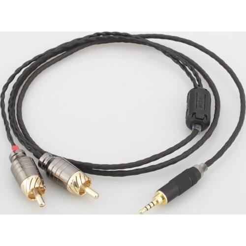 HIFI TRRS Balanced 2.5mm to 2 RCA Male Audio Cable For Cayin N5 Iriver AK240 AK380 AK120II Amp Onkyo DP-X1