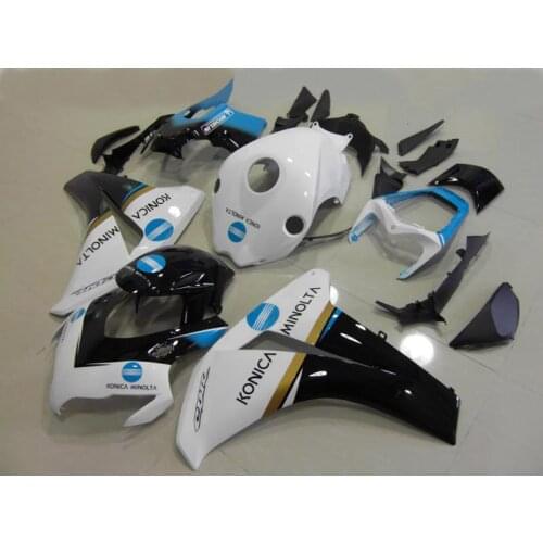 Injection mold Fairing kit for HONDA CBR1000RR 08 09 10 11 CBR 1000RR 2008 2009 2011 ABS White black Fairings set+7gifts HH06