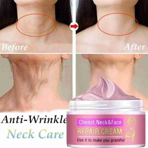 Anti Whitening Firming Neck And Face Cream Smooth Skin Moisturizing Care Collagen Creams Facial Beauty Fast Anti-wrinkle Gel 50g