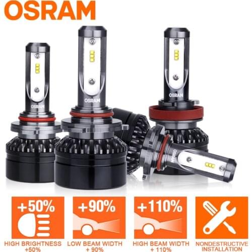 OSRAM H4 H7 led HB3 HB4 9005 9006 Bulbs 9012 HIR2 H1 h11 led light Auto 6000K white headlight fog lamp h4 led moto car led 12V