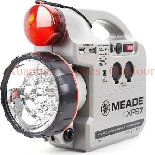 Meade Multifunctional 12V7A Rechargeable Power Supply LXPS7 For Celestron Meade Sky Watcher Goto Astronomical Telescope