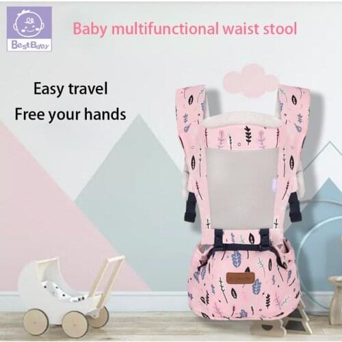 0-36 Months Bow Breathable Front Facing Baby Carrier Hipseat 20kg Infant Comfortable Sling New 2020 Baby Backpack Hiking