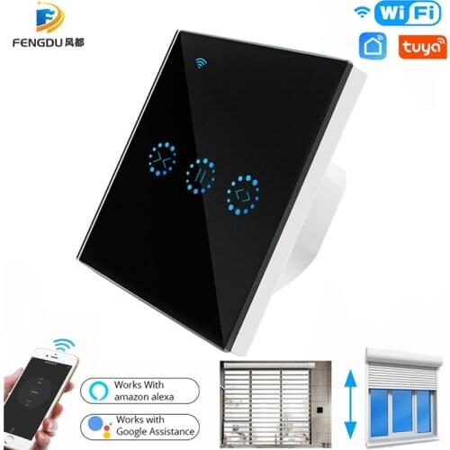 Smart Life Tuya WiFi Switch 220V Curtain Blind Switch for Roller Shutter Electric Motor Smart WiFi Switch Voice Control Alelxa