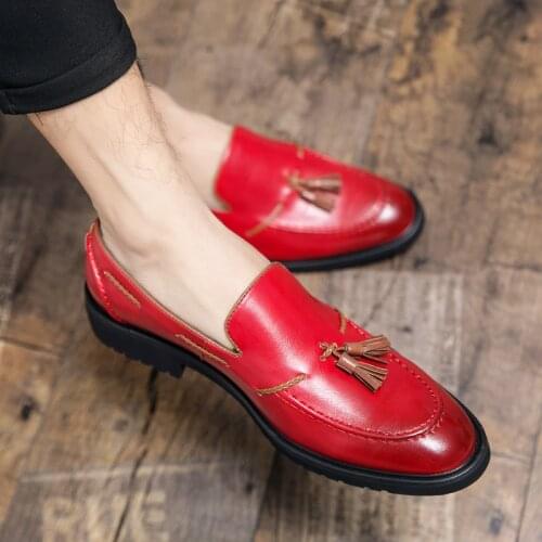 Plus size mens shoes original mens casual shoes high quality leather shoes fashion business breathable comfortable party shoes