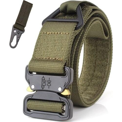 Military Tactical Gear Nylon Belts Special Forces Equipment for SWAT Belt Mens Metal Insert Buckle Belt Army Best Quality Strap