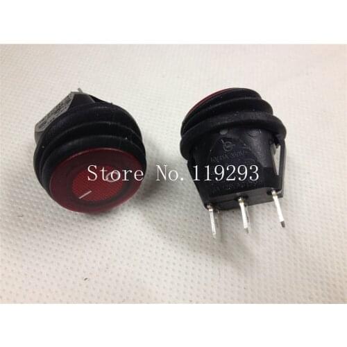 [SA]Power switch -Taiwan group LIGHT Dual rocker switch waterproof oil red boat type switch RC15--50pcs/lot