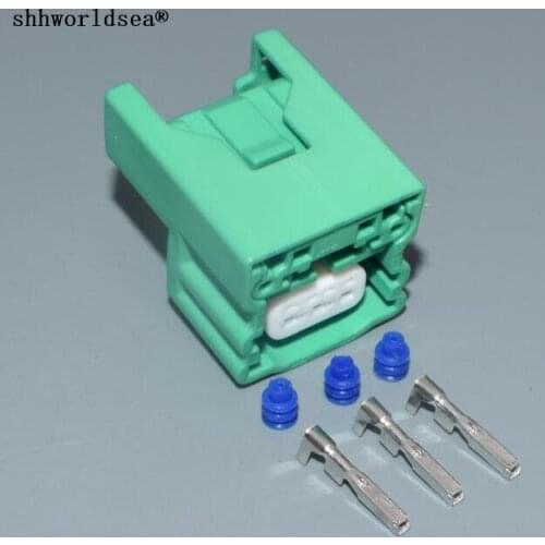 Shhworldsea 3pin auto cable sealed plug MG 643226-6 wiring harness waterproof connector MG643226-6