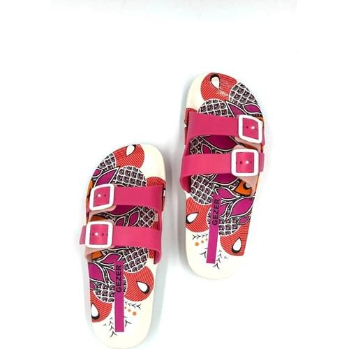 Gantry 12339 Slip-Resistant Outsole Anatomical Female Slippers Fuchsia