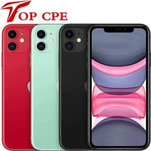 Apple iphone 11 Unlocked Original Used Cell phones 6.1" Liquid Retina Display 64/128/256GB LTE Mobile Phones Dual Camera A13