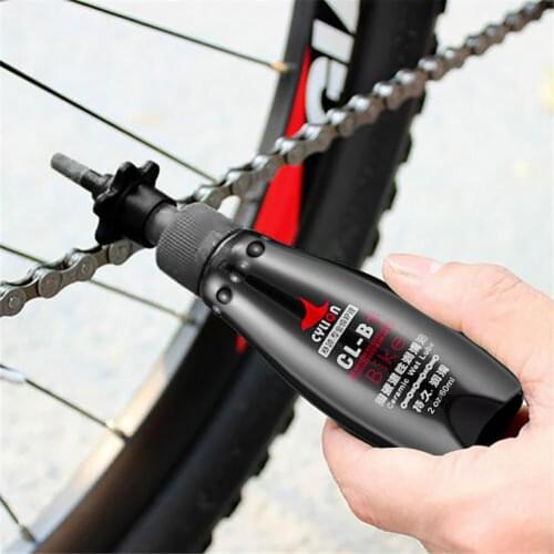 Cycling 60ml Mountain Bike Mtb Bicycle Chain Lubricant Lube Oil W/ Cleaning Cloth Outdoor Cycling Bike Riding Accessories 2021