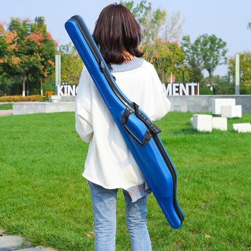 Hard shell Luya fishing rod bag plus long sea rod fishing rod hand rod throwing rod rock fishing bag
