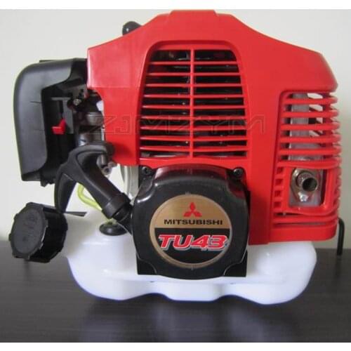 TU43 2 stroke Gasoline engine 43CC 1.7hp brush cutter motor hedge trimmer motor 0.8L 7500 rpm