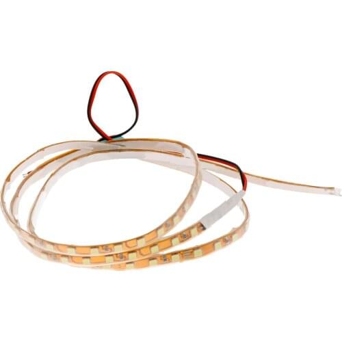 Universal 90cm LED Motorcycle Waterproof Flexible Strip Light Waterproof DC12V Ribbon Tape