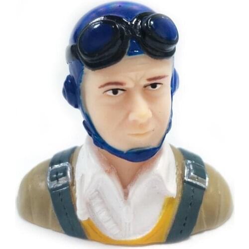 1/9 Scale RC Model Pilots Figures Statues Kids L40*W23*H39mm for RC Model Airplane