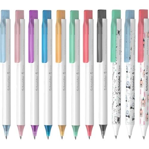 1pc German Schneider Fave Large Capacity Gel Pen 0.5mm Black Ink Quick-drying Press Pen School Supplies