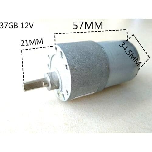 37GB (528) 12V DC 30RPM High Torque Gear Box Electric Motor Deceleration motor