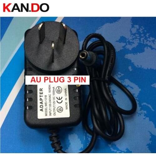 AU 12V 1A power adaptor DC transformer 12V AC DC adaptor 110-240V to 12V Converter to DC 12V Power Supply 5.5x2.1 AU plug power