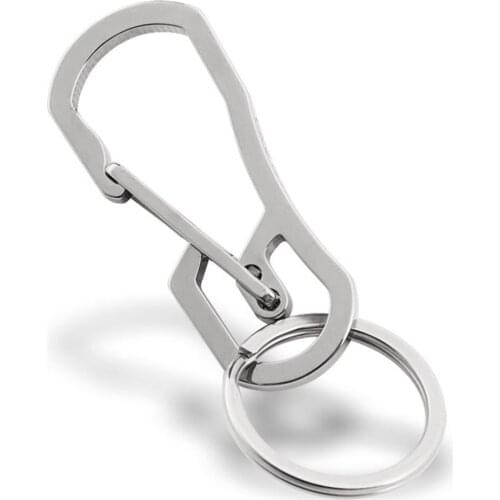 Lightweight Sturdy Key Ring Metal Keychain Men Stainless Steel Key Chain Key Holder Buckles Car Chain