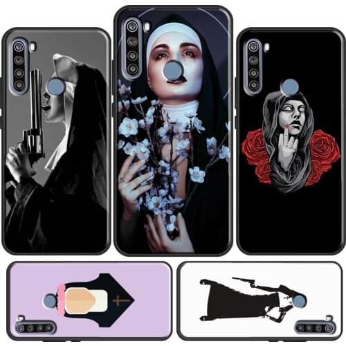 Sister Nun Kiss Case For Xiaomi Redmi Note 8 Pro 8T 9S 7 Note 9 Pro Cover For Redmi 9C 8 9 A K30 Ultra