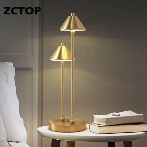 Nordic Full Copper Decor Table Lamp for Living Room Bedroom Bedside Lights Gold Black Table Light Home Indoor Lighting Fixtures
