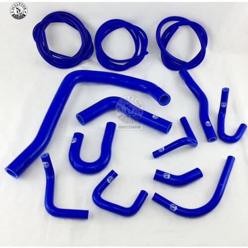 SILICONE RADIATOR HOSE KIT +Vacuum Hose Kit FOR 88-91 Honda Civic/CRX EE EF / CR-X Base/DX/ HF/Si(13PCS)