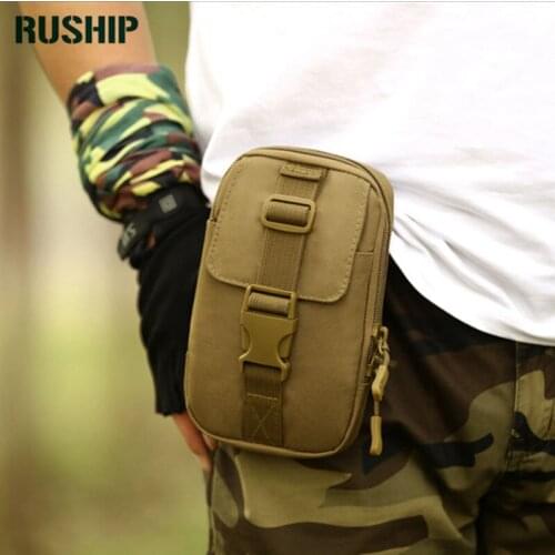 Hot High-quality Army Military Hanging Multi-function Vice Package Wear Belt Bag 5.5 Inches Mobile Phone 2016 New Crossbody Bag